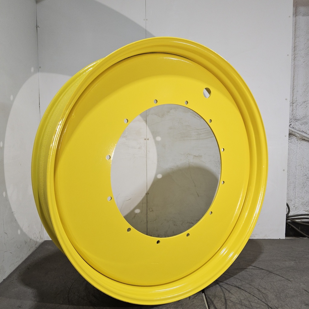 12"W x 54"D, John Deere Yellow 12-Hole Stub Disc , -3.25" Offset