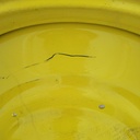 15"W x 50"D, John Deere Yellow 10-Hole Formed Plate , -6.81" Offset