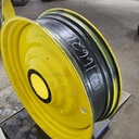 15"W x 50"D, John Deere Yellow 10-Hole Formed Plate , -6.81" Offset