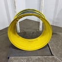 15"W x 34"D, John Deere Yellow 12-Hole Waffle Wheel (Groups of 3 bolts)
