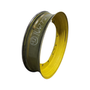 10"W x 42"D, John Deere Yellow 12-Hole Stub Disc , 1.62" Offset