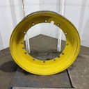 10"W x 42"D, John Deere Yellow 12-Hole Stub Disc , 1.62" Offset 42X12 Stub disc