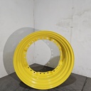13"W x 30"D, John Deere Yellow 12-Hole Waffle Wheel (Groups of 3 bolts) , 2.88" Offset