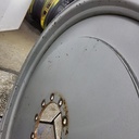 12"W x 54"D, Case IH Silver Mist 10-Hole Formed Plate , -3.56" Offset