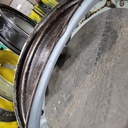 12"W x 38"D, Case IH Silver Mist 12-Hole Waffle Wheel (Groups of 3 bolts)