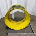 20"W x 34"D, John Deere Yellow 12-Hole Waffle Wheel (Groups of 2 Bolts) , -3.75" Offset