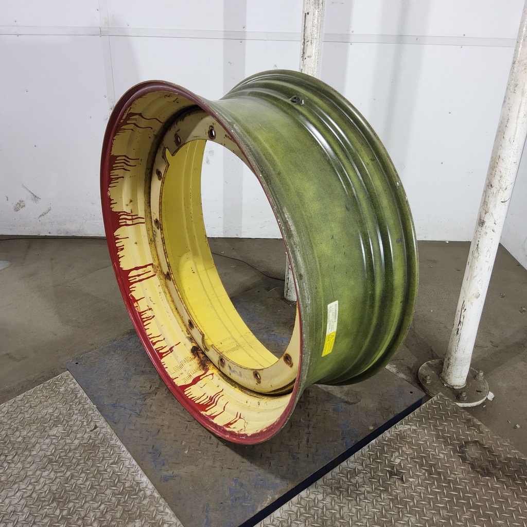 16"W x 42"D, John Deere Yellow 12-Hole Stub Disc , -3.12" Offset