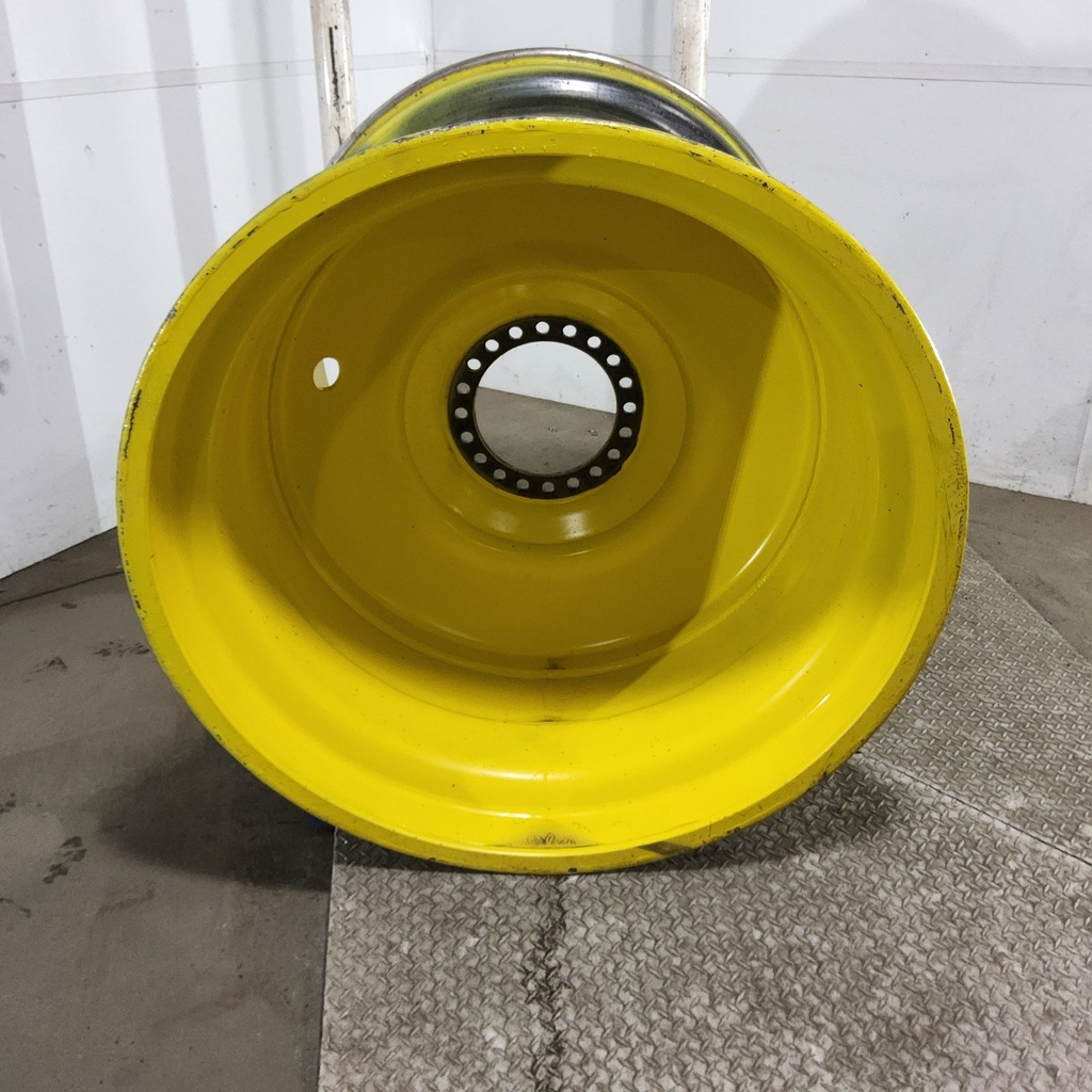 44"W x 46"D, John Deere Yellow 20-Hole Formed Plate , 1.25" Offset