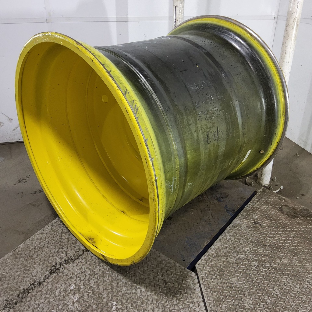 44"W x 46"D, John Deere Yellow 20-Hole Formed Plate , 1.25" Offset