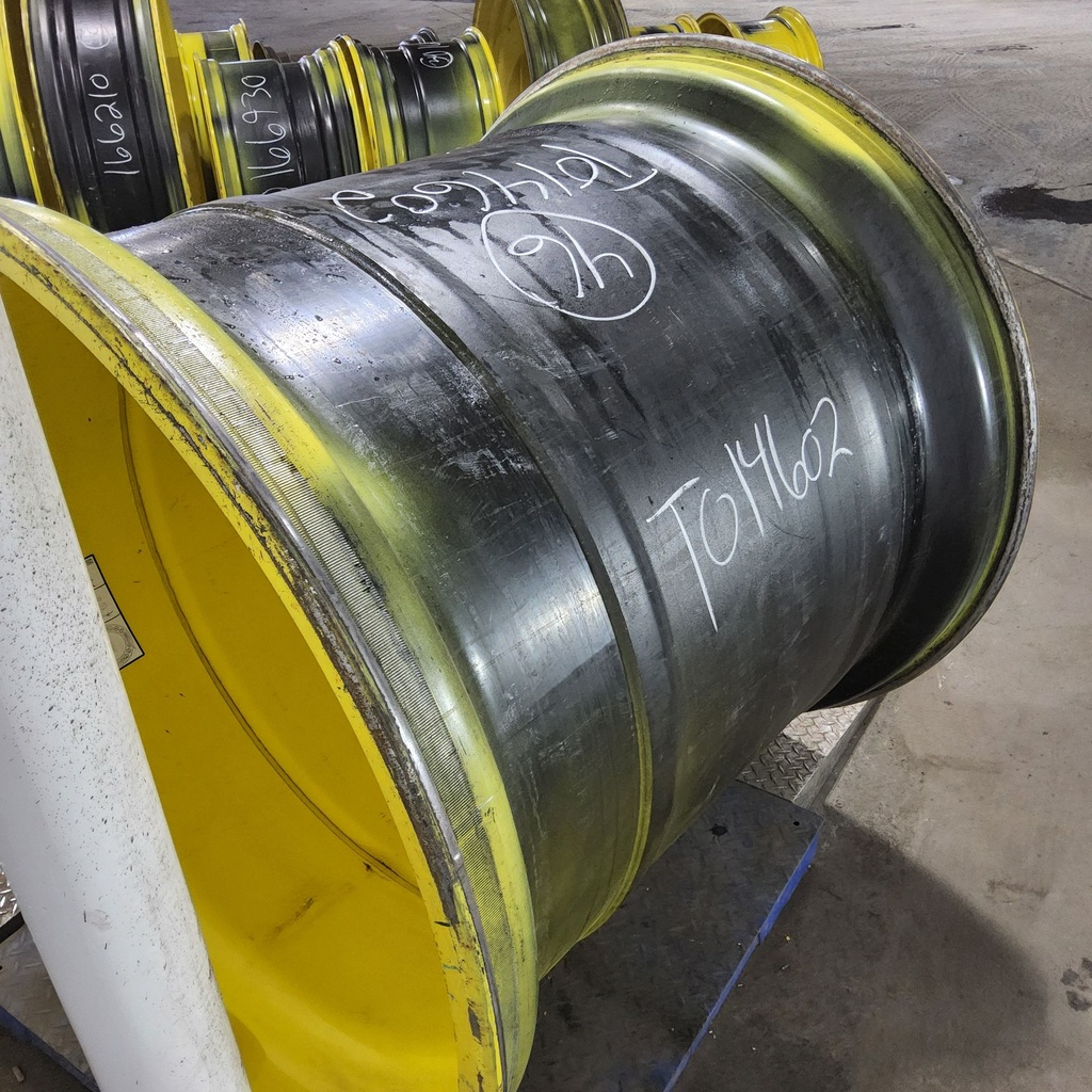 44"W x 46"D, John Deere Yellow 20-Hole Formed Plate , 1.25" Offset