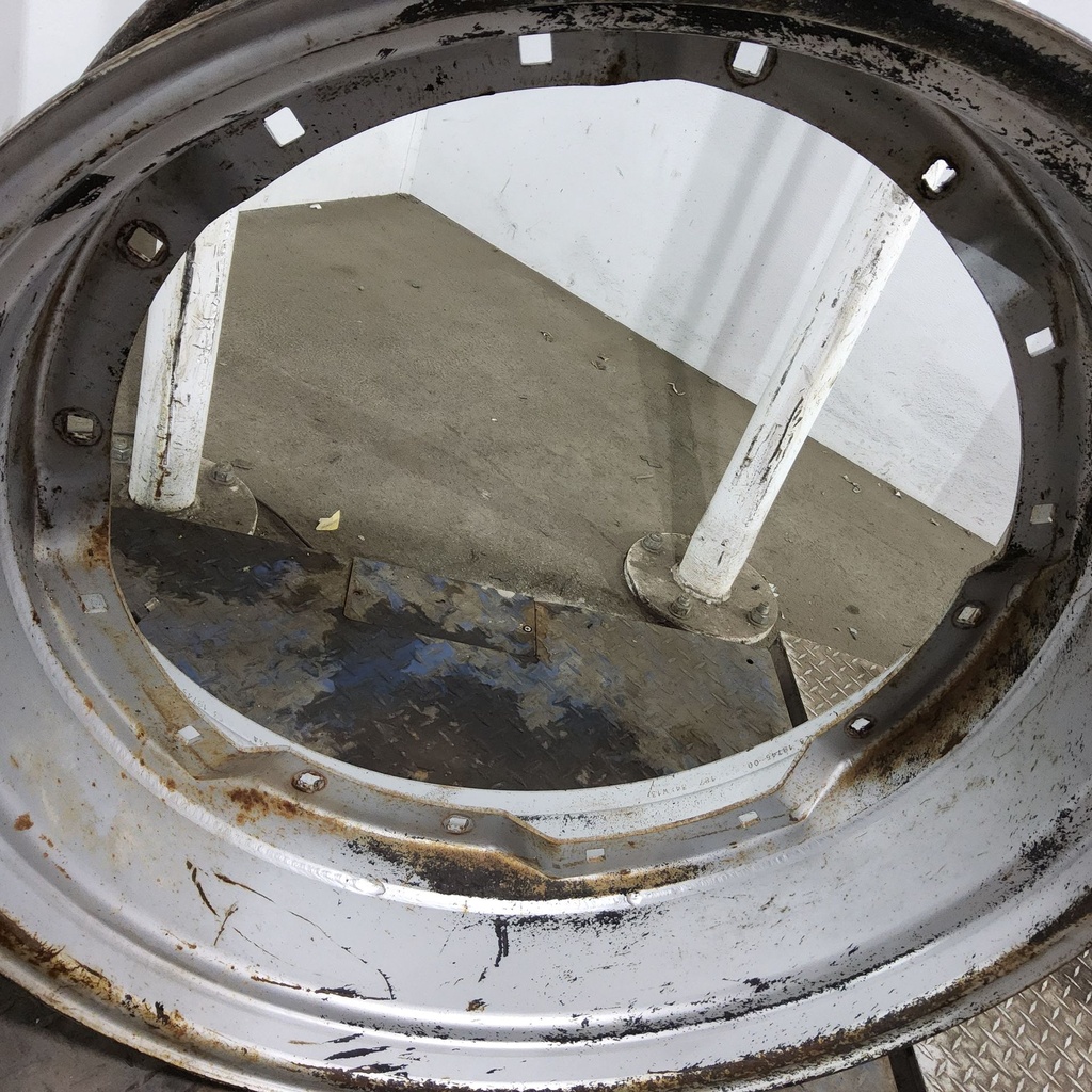 13"W x 34"D, Case IH Silver Mist 8-Hole Waffle Wheel (Groups of 2 Bolts)