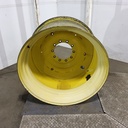 23"W x 38"D, John Deere Yellow 10-Hole Formed Plate , -12.38" Offset