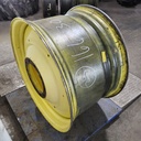 23"W x 38"D, John Deere Yellow 10-Hole Formed Plate , -12.38" Offset