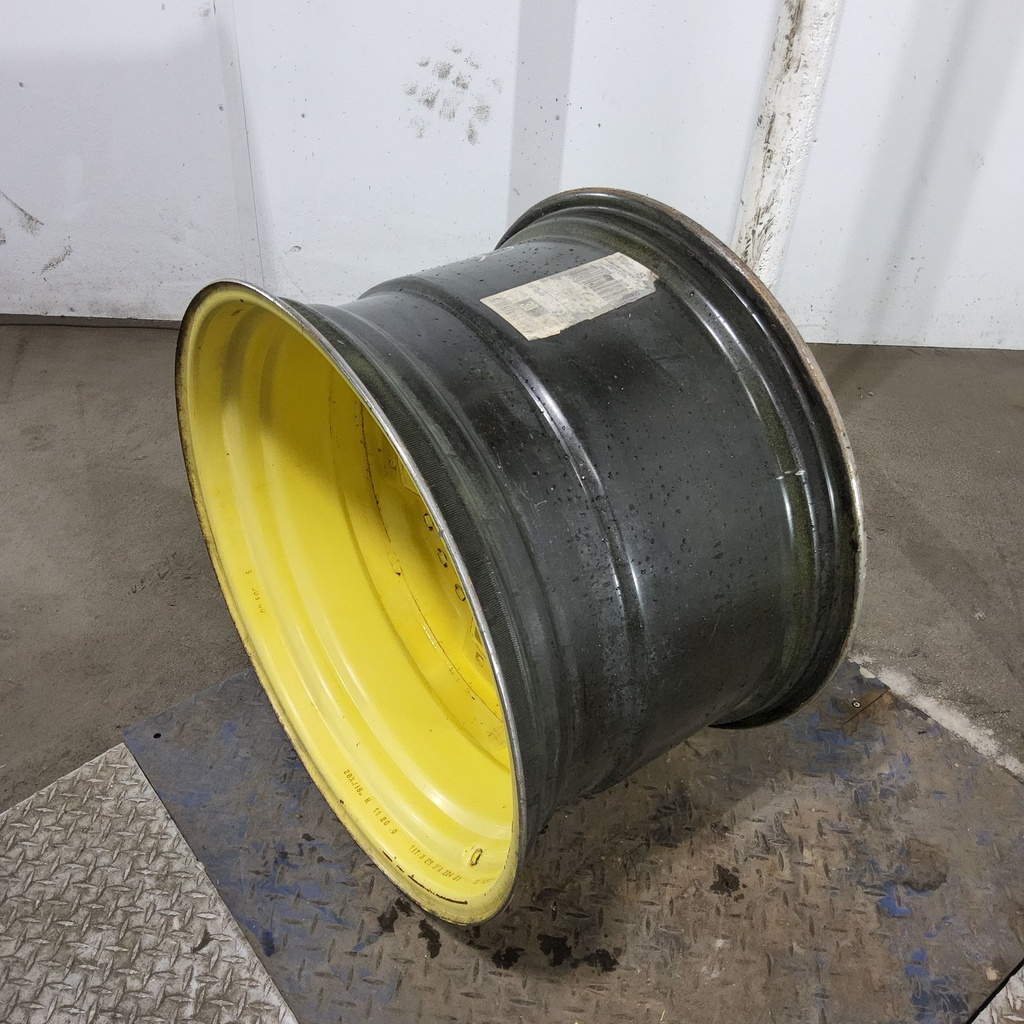 18"W x 28"D, John Deere Yellow 12-Hole Waffle Wheel (Groups of 3 bolts)
