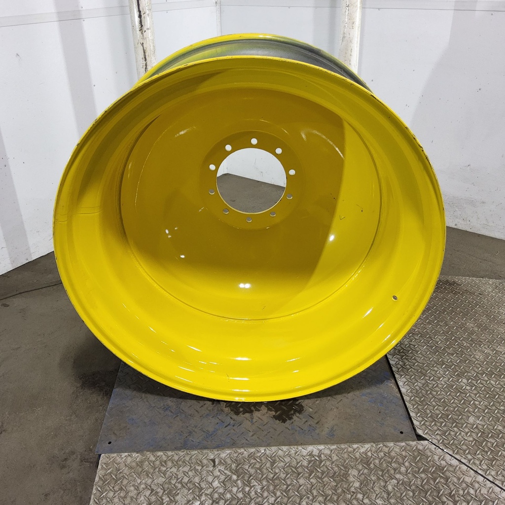 18"W x 42"D, John Deere Yellow 10-Hole Dolly Dual , -15.12" Offset
