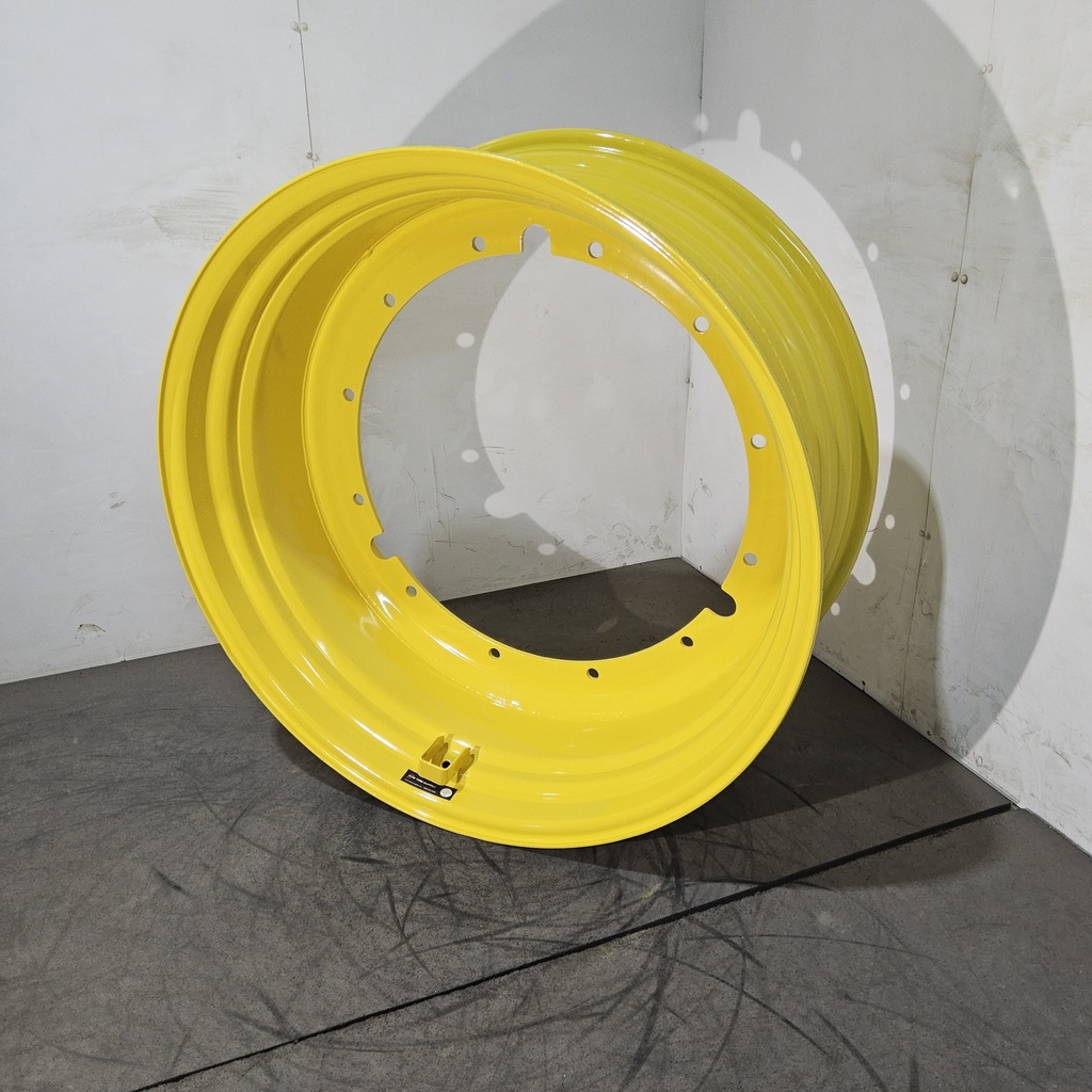18"W x 42"D, John Deere Yellow 12-Hole Stub Disc , -3.25" Offset
