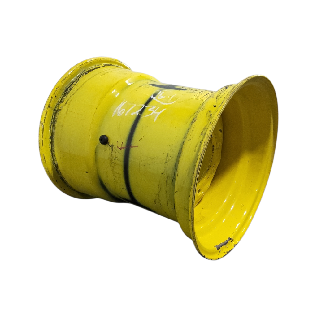 18"W x 16.1"D, John Deere Yellow 8-Hole Implement , -4.88" Offset