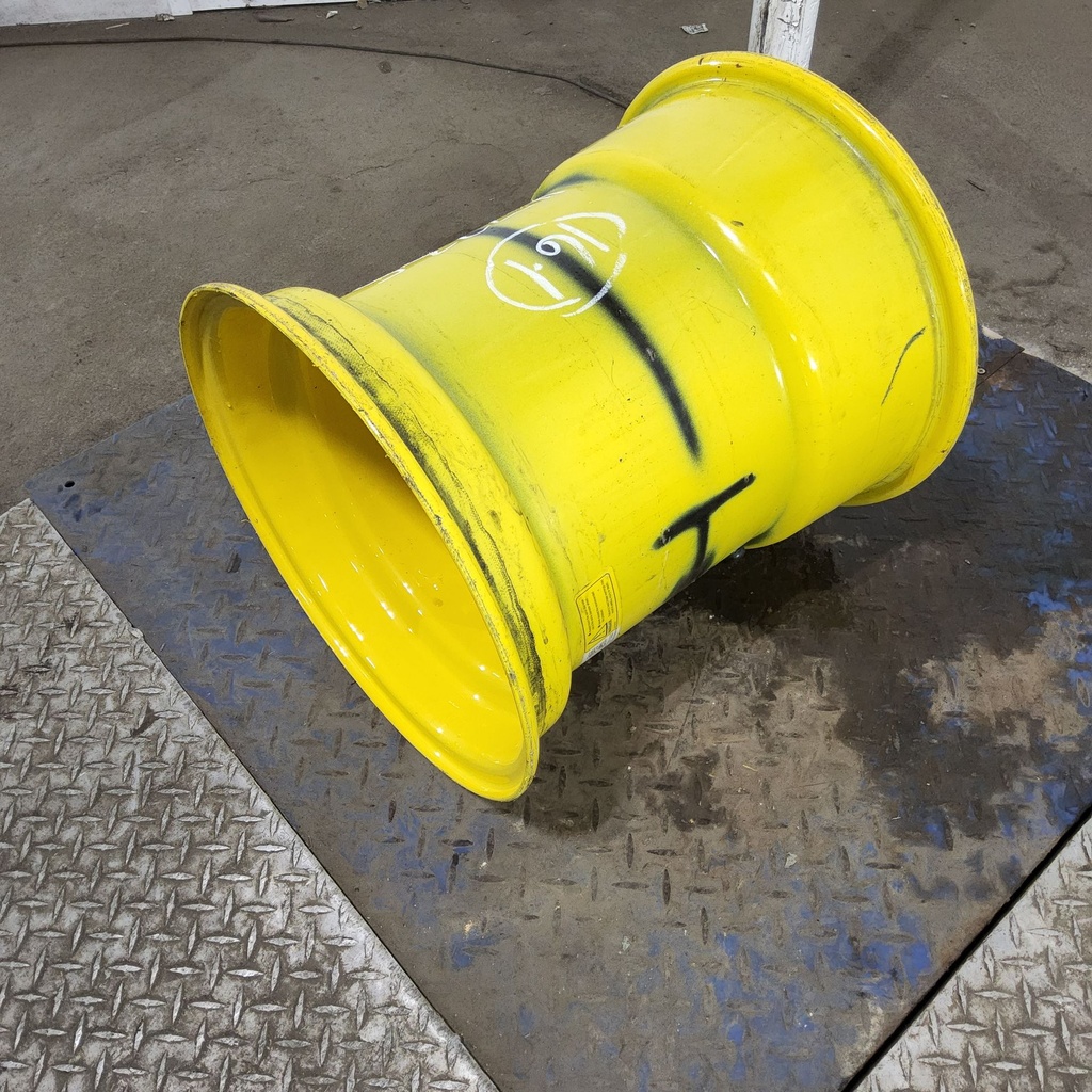 18"W x 16.1"D, John Deere Yellow 8-Hole Implement , -4.88" Offset