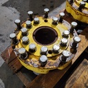 10-Hole Wedg-Lok OE Style, 4.72" (120.02mm) axle, John Deere Yellow