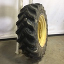 480/70R34 Firestone Radial 9000 R-1W on John Deere Yellow 12-Hole Waffle Wheel (Groups of 3 bolts) 55%