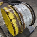 18"W x 34"D, John Deere Yellow Band Dual "T" Rail