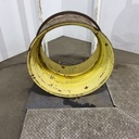 18"W x 34"D, John Deere Yellow Band Dual "T" Rail