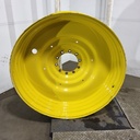 15"W x 50"D, John Deere Yellow 10-Hole Formed Plate , -6.62" Offset