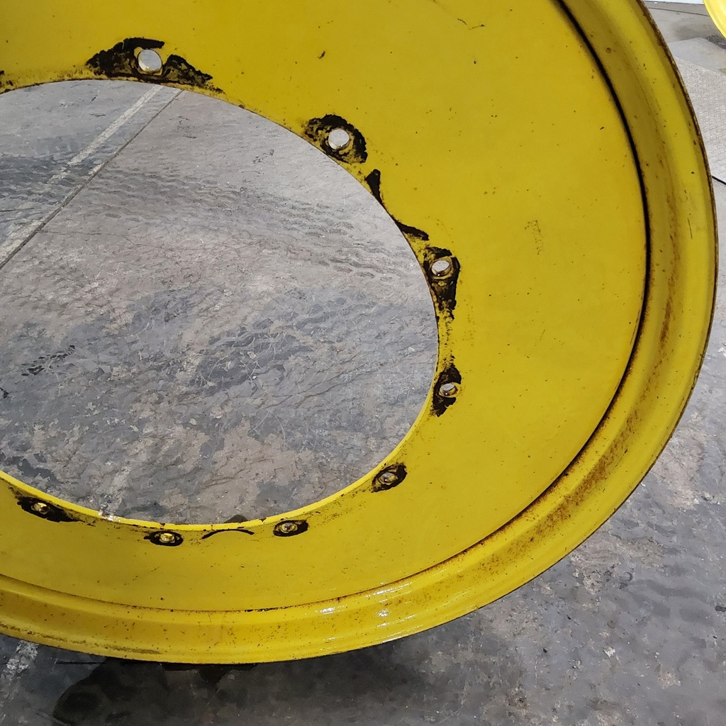 10"W x 54"D, John Deere Yellow 12-Hole Stub Disc , -3.25" Offset