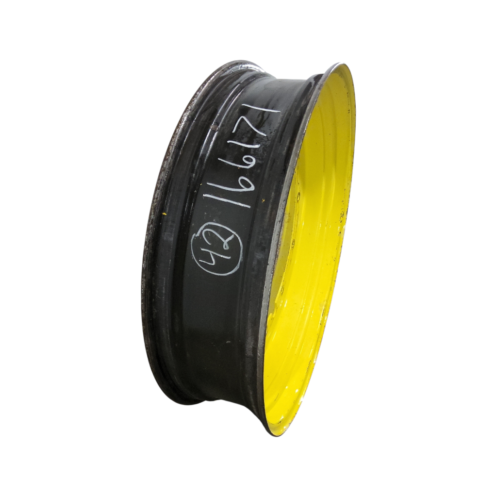 10"W x 42"D, John Deere Yellow 12-Hole Stub Disc , 1.88" Offset