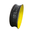 10"W x 42"D, John Deere Yellow 12-Hole Stub Disc , 1.88" Offset