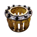 12 to 10-Hole 10.68"L Sprayer Extension, John Deere Yellow