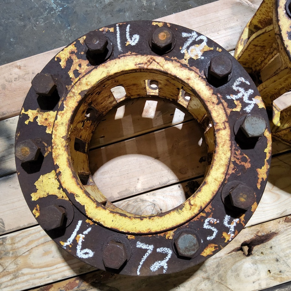 12 to 10-Hole 10.68"L Sprayer Extension, John Deere Yellow