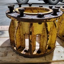 12 to 10-Hole 10.68"L Sprayer Extension, John Deere Yellow