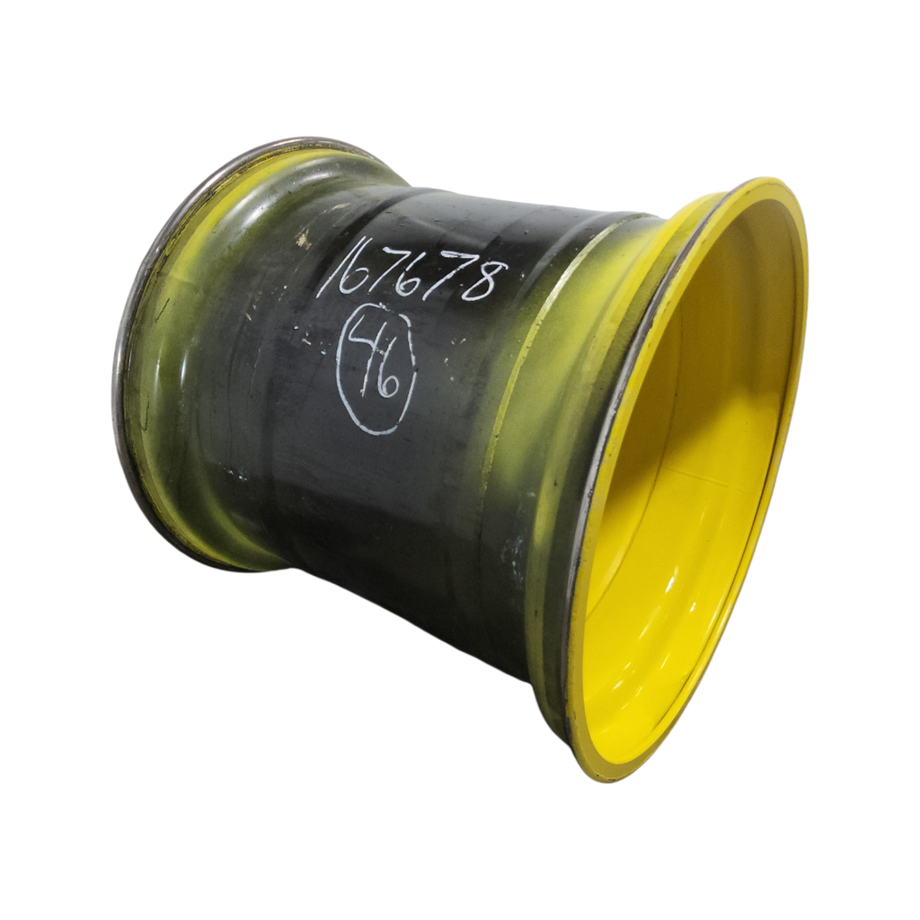 44"W x 46"D, John Deere Yellow 20-Hole Formed Plate , 1.12" Offset