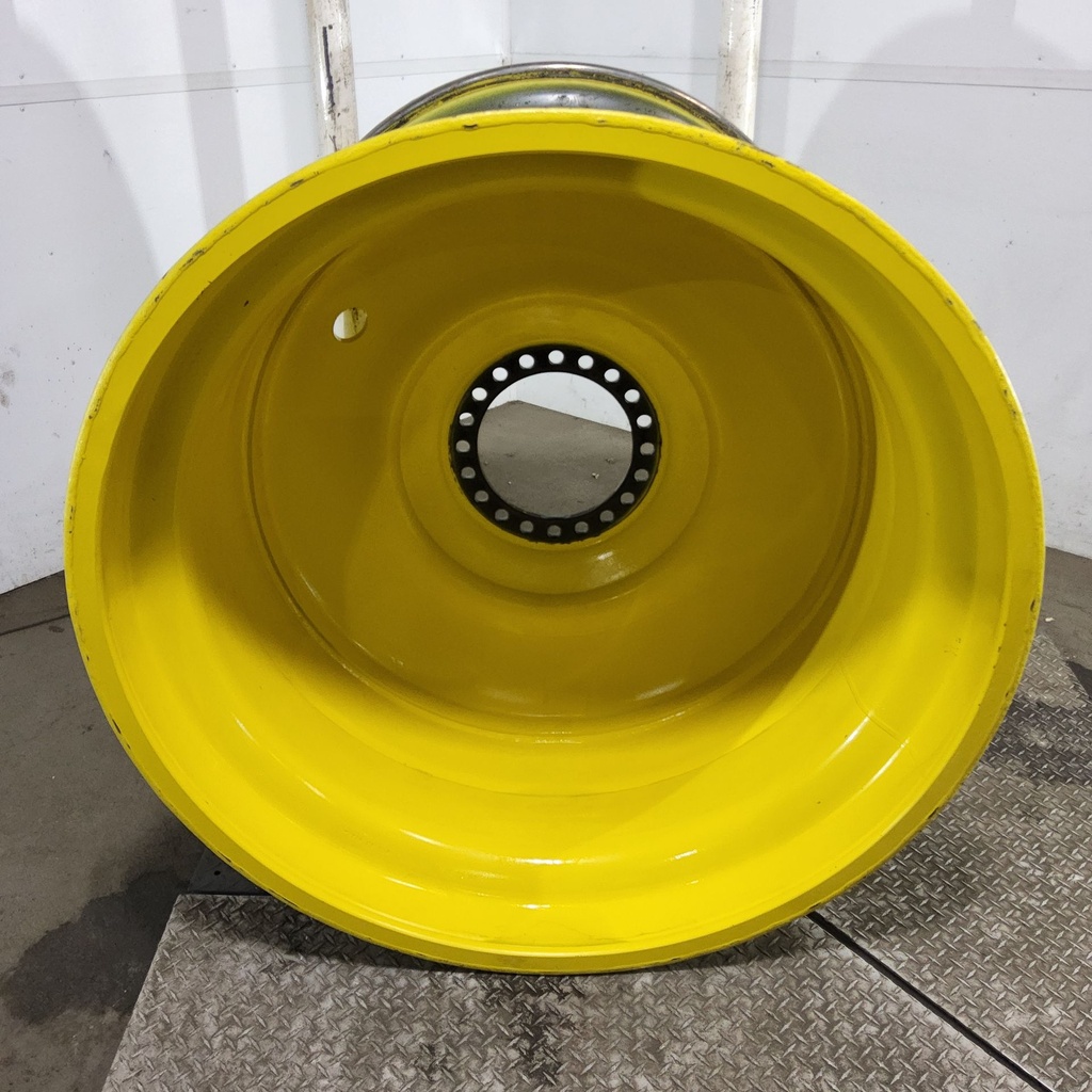 44"W x 46"D, John Deere Yellow 20-Hole Formed Plate , 1.12" Offset
