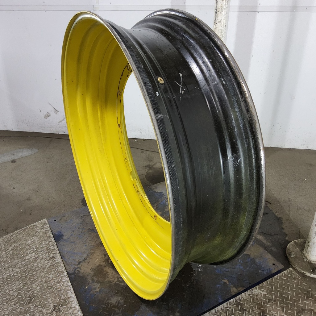 13"W x 46"D, John Deere Yellow 12-Hole Stub Disc , -3.44" Offset