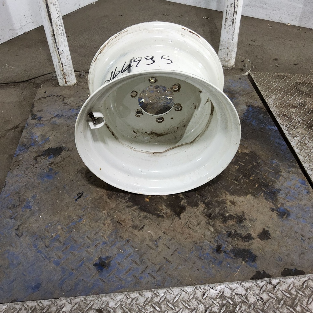 9.75"W x 16.5"D, Ford / New Holland White 6-Hole Implement , -2.94" Offset