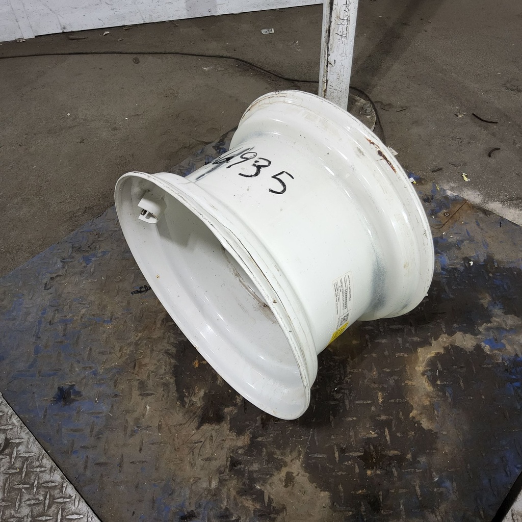 9.75"W x 16.5"D, Ford / New Holland White 6-Hole Implement , -2.94" Offset