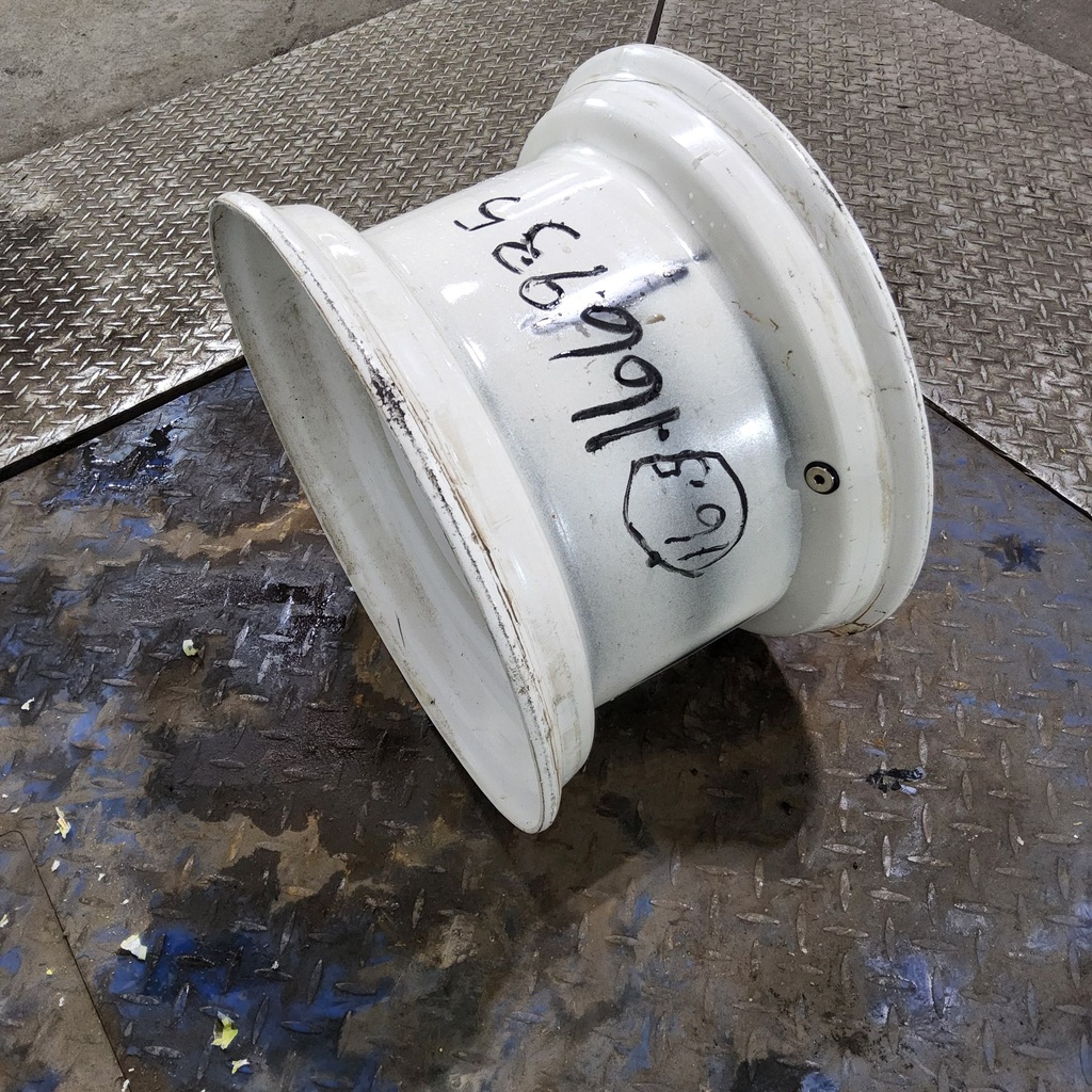 9.75"W x 16.5"D, Ford / New Holland White 6-Hole Implement , -2.94" Offset