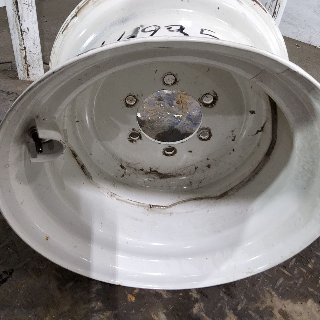 9.75"W x 16.5"D, Ford / New Holland White 6-Hole Implement , -2.94" Offset