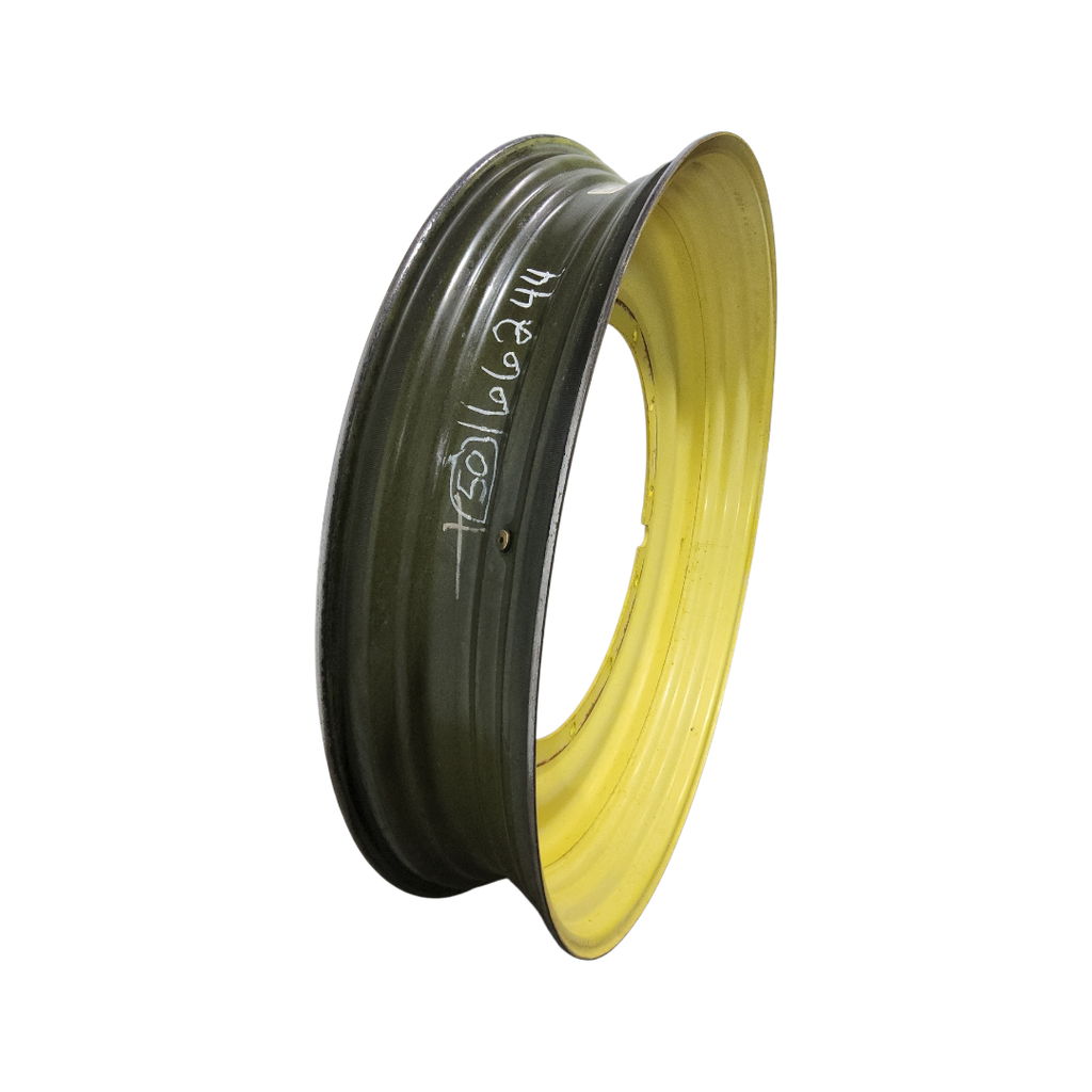 10"W x 50"D, John Deere Yellow 12-Hole Stub Disc , -3.12" Offset