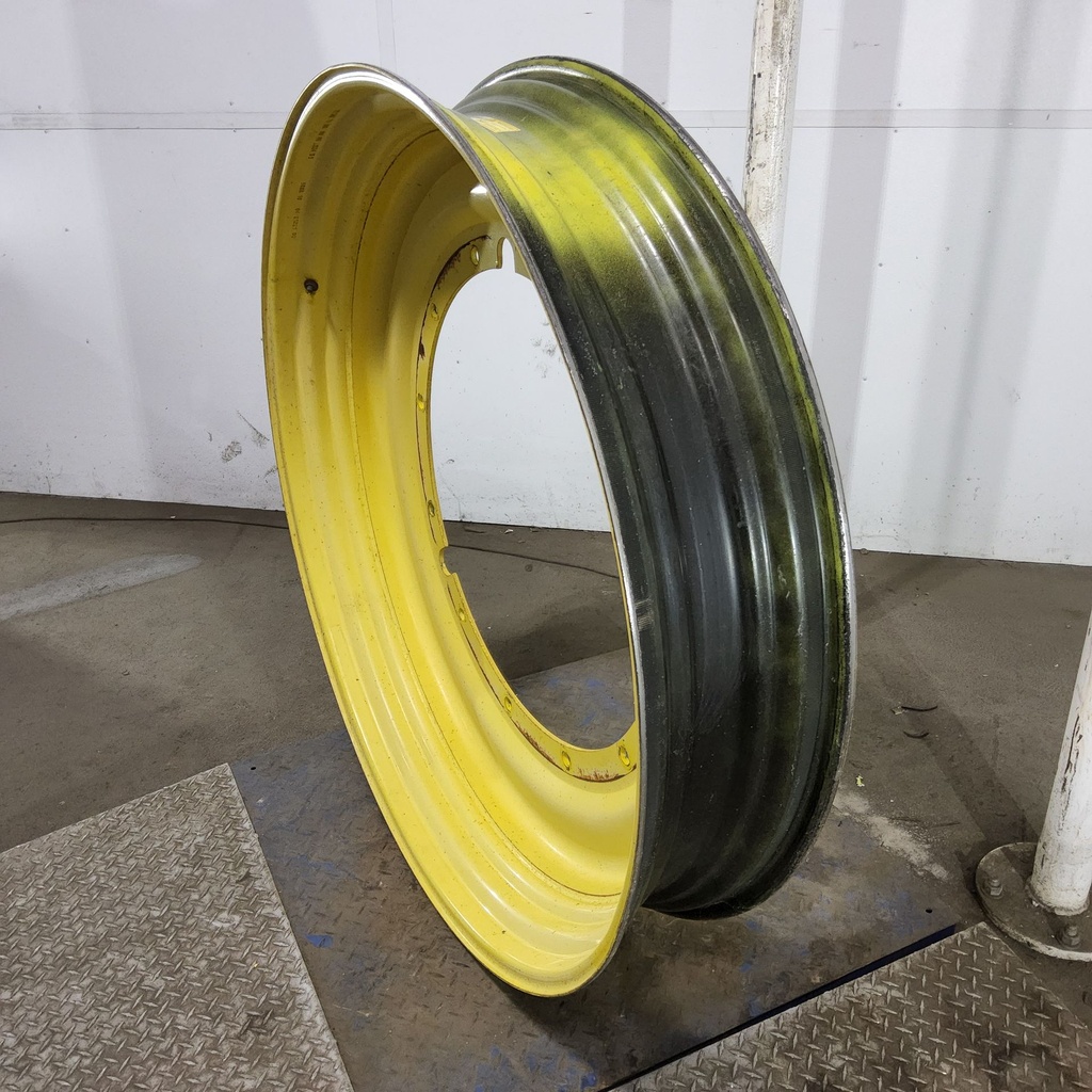 10"W x 50"D, John Deere Yellow 12-Hole Stub Disc , -3.12" Offset