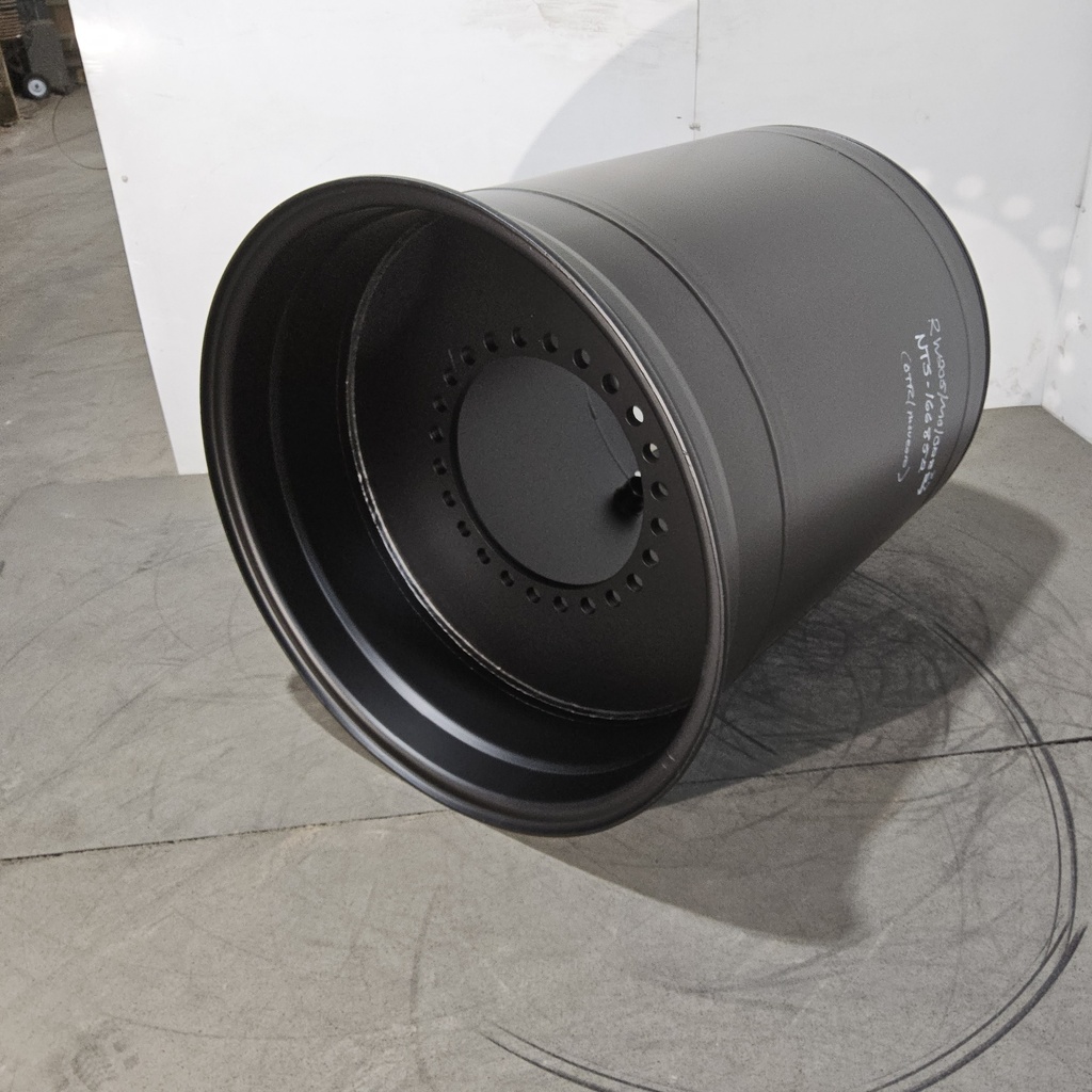 36"W x 32"D, Dead Flat Black 24-Hole 3 Piece Flat Plate , -9.75" Offset