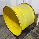 27"W x 38"D, John Deere Yellow 10-Hole Formed Plate , -11.62" Offset