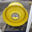 27"W x 38"D, John Deere Yellow 10-Hole Formed Plate , -11.62" Offset