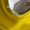 28"W x 46"D, John Deere Yellow 12-Hole Stub Disc , -0.38" Offset