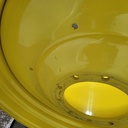 28"W x 46"D, John Deere Yellow 10-Hole Formed Plate , -14" Offset