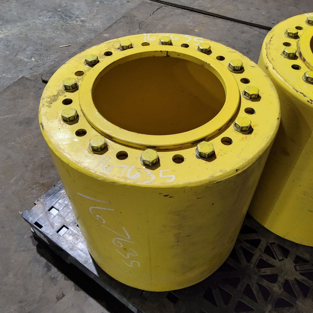 12-Hole 21.5"L FWD Spacer, John Deere Yellow