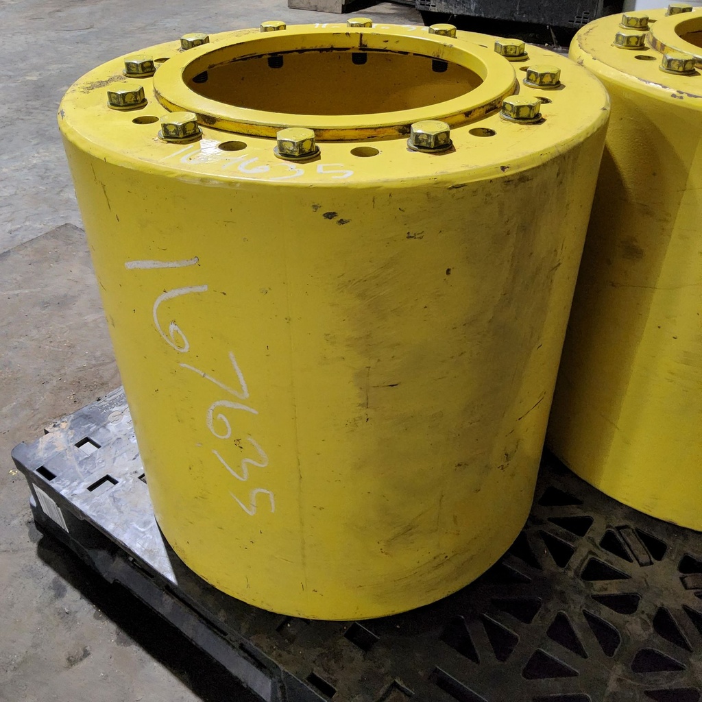 12-Hole 21.5"L FWD Spacer, John Deere Yellow