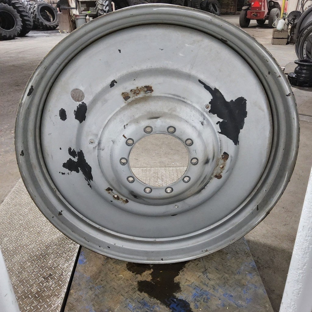 15"W x 50"D, Case IH Silver Mist 10-Hole Formed Plate , -9.25" Offset